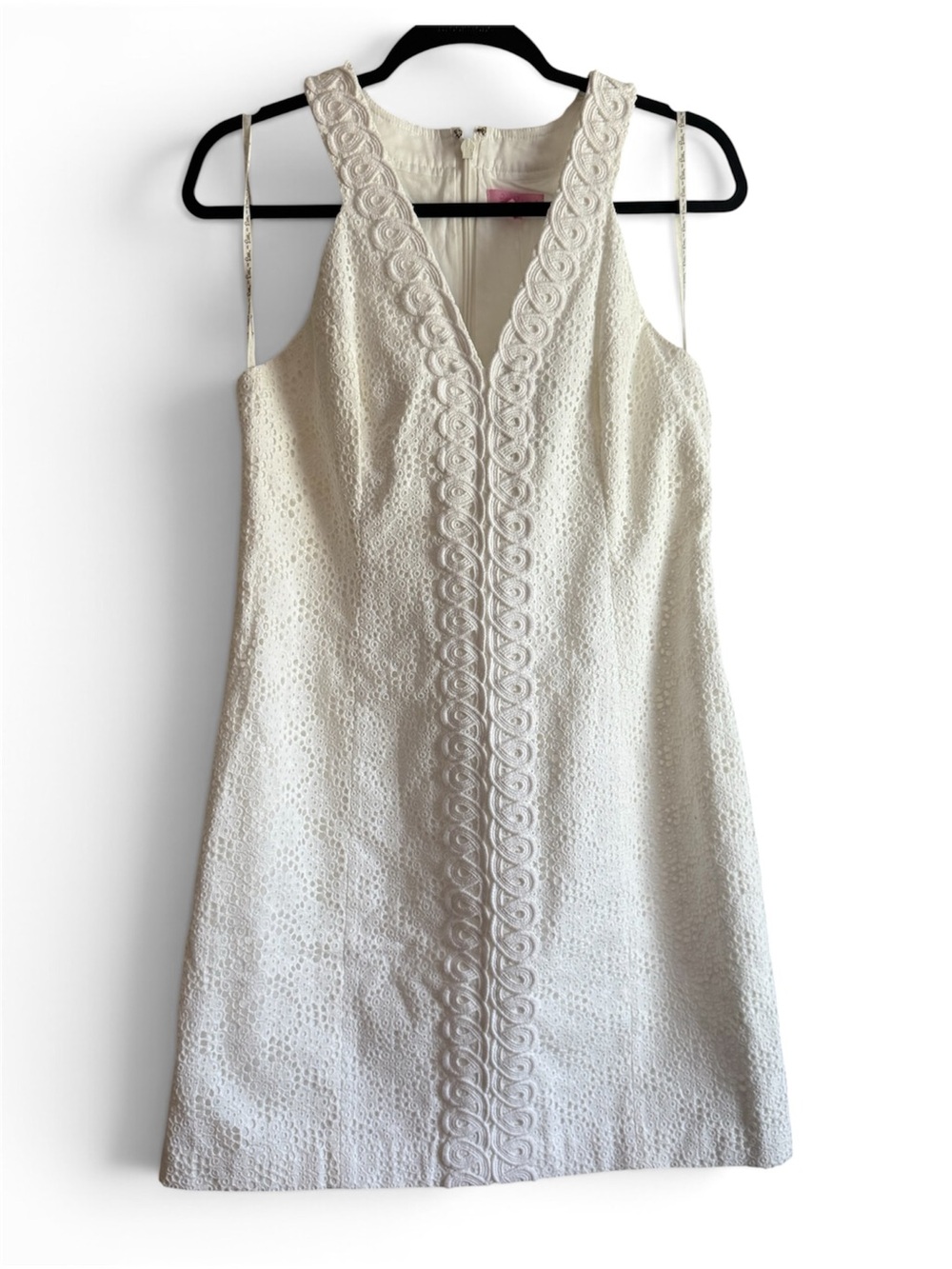 Lilly Pulitzer White Eyelet Sleeveless Mini Dress